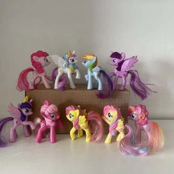 MY LITTLE PONY MIXED LOT OF McDONALDS HAPPY MEAL TOYS PONIES